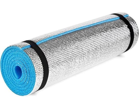 ⁨Karimata Spokey Eiger Alu (kolor Niebieski. Szary/Srebrny, rozmiar 180x50x0.8)⁩ w sklepie Wasserman.eu