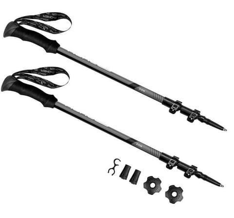 ⁨Trekking poles Spokey Zion gray-black 929460⁩ at Wasserman.eu