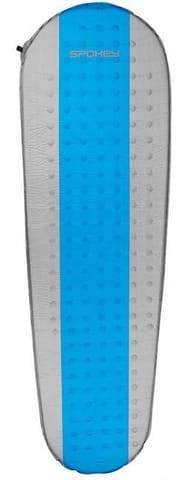 ⁨Mata samopompująca Spokey Air Mat (kolor Niebieski. Szary/Srebrny, rozmiar 185x55x3cm)⁩ w sklepie Wasserman.eu