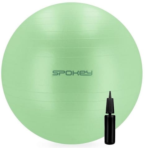 ⁨Piłka gimnastyczna Spokey Fitball (kolor Zielony, rozmiar 55 CM)⁩ w sklepie Wasserman.eu