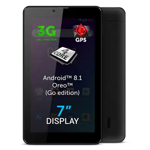 ⁨Allview AX503 7 ", Black, LCD, 1024 × 600 pixels, Cortex-A7 Quad-Core, 1.3 GB, 8 GB, 3G, Wi-Fi, Front camera, 2 MP, Bluetooth, 4⁩ w sklepie Wasserman.eu