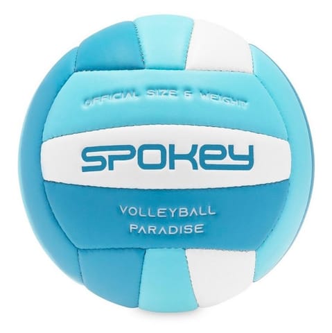 ⁨Piłka siatkowa Spokey Paradise SPK (kolor Biały. Niebieski, rozmiar 5)⁩ w sklepie Wasserman.eu