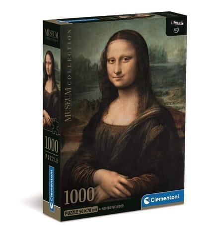 ⁨Puzzle 1000 Compact Museum Leonardo - Gioconda⁩ w sklepie Wasserman.eu