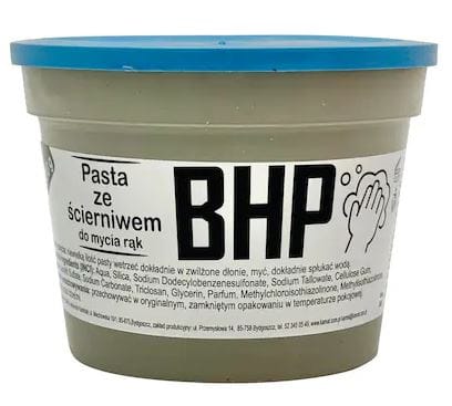 ⁨PASTA BHP DO MYCIA RĄK, ZE ŚCIERNIWEM / PIASKOWA 500G⁩ w sklepie Wasserman.eu