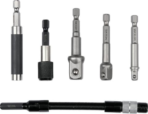 ⁨ZESTAW ADAPTERÓW DO NASADEK + UCHWYTY DO BITÓW, 6SZT⁩ w sklepie Wasserman.eu