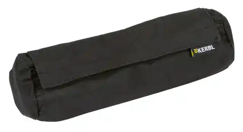 ⁨KERBL Pokrowiec na karmę, zapinany na suwak 23x7cm, czarny [82264]⁩ w sklepie Wasserman.eu