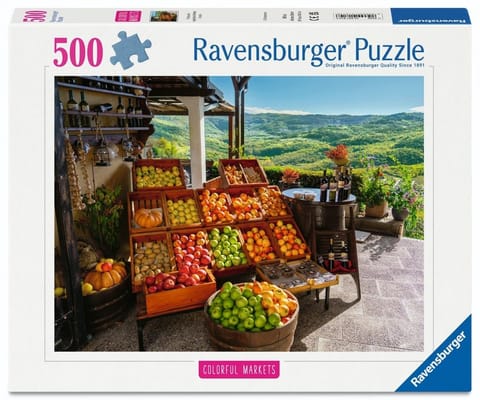 ⁨Puzzle 500 Fruit Market, Croatia⁩ w sklepie Wasserman.eu
