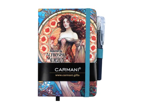 ⁨Notes A6 - inspirowany malarstwem A. Mucha (CARMANI)⁩ w sklepie Wasserman.eu