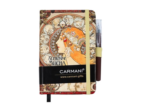 ⁨Notes A6 - inspirowany malarstwem A. Mucha (CARMANI)⁩ w sklepie Wasserman.eu