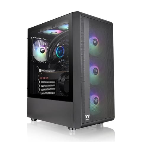 ⁨S200 Tempered Glass ARGB Black ARGBx3⁩ at Wasserman.eu
