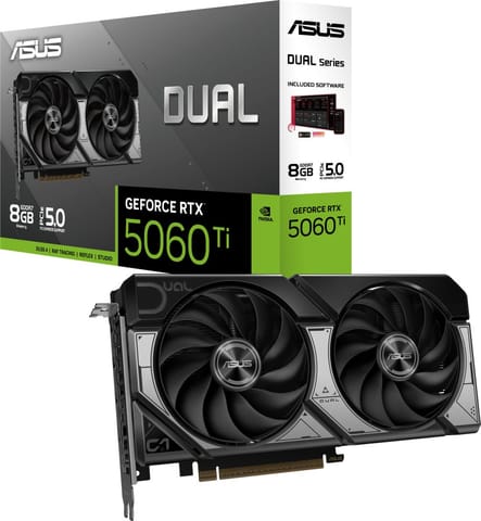 ⁨Karta graficzna ASUS DUAL RTX 5060 Ti 8GB (90YV0MP3-M0NA00)⁩ w sklepie Wasserman.eu