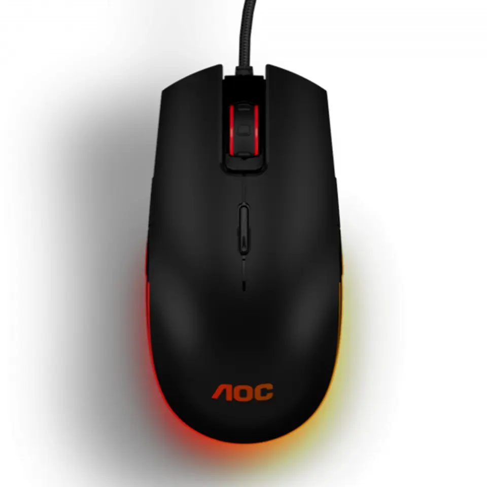 AOC Gaming Mouse GM500 Wired, 5000 DPI, USB 2.0, Black w sklepie Wasserman.eu