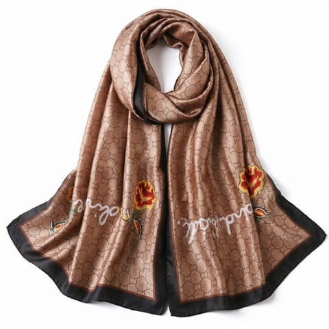 ⁨Elegancki szal damski chusta Szyfon 180x90 cm SZAL41WZ5⁩ w sklepie Wasserman.eu