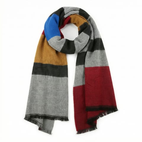 ⁨Szal chusta kaszmir kolory SZALS5⁩ w sklepie Wasserman.eu