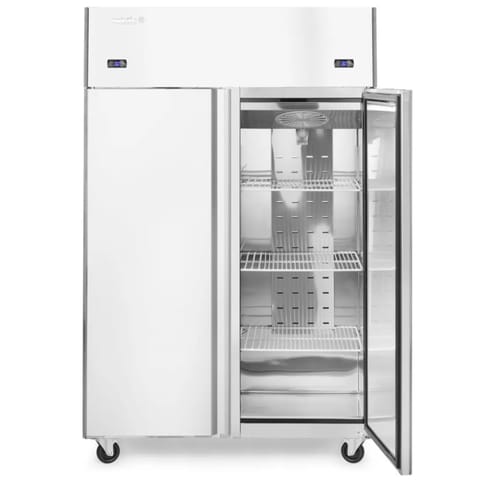 ⁨Refrigerator-freezer cabinet Profi Line 2-door 420 + 420L - Hendi 233146⁩ at Wasserman.eu