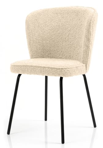 ⁨Krzesło tapicerowane TEDDY BEIGE⁩ w sklepie Wasserman.eu