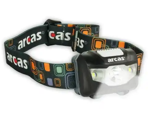 ⁨Arcas Headlight ARC5 1 LED+2 Flood light LEDs, 5 W, 160 lm, 4+3 light functions⁩ at Wasserman.eu