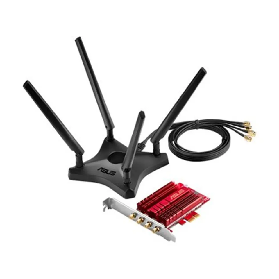 Asus Dual-Band PCIe AC3100 Wi-Fi Adapter PCE-AC88/EU/13 at Wasserman.eu