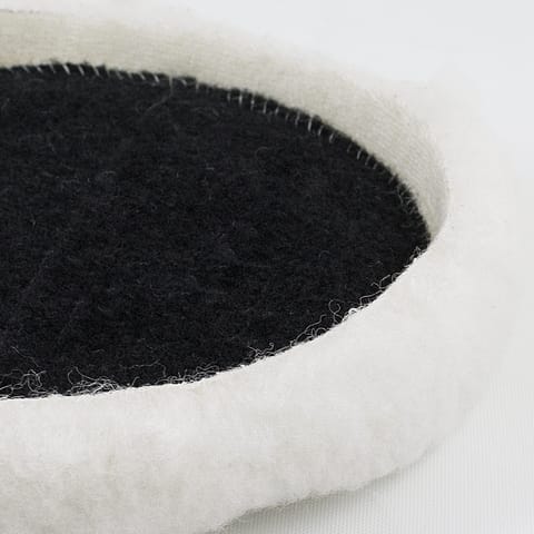 ⁨Futra polerskie 180mm na rzep 3 szt wełniane do polerki lakieru auta⁩ w sklepie Wasserman.eu