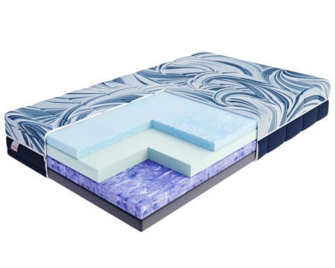 ⁨Materac piankowy DREAMER LUX 4 rodzaje wysokiej jakości pianek, pokrowiec do prania - 140 x 200 - H4 twardy / H3 średnio twardy - 31 cm⁩ w sklepie Wasserman.eu