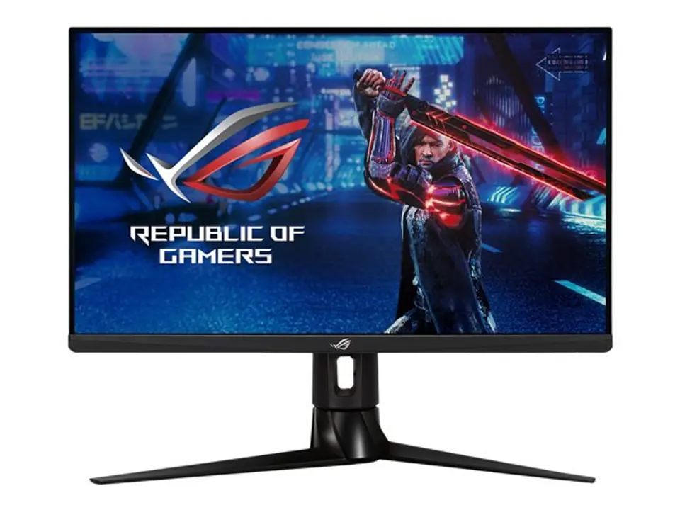 ⁨Asus HDR Gaming Monitor ROG Strix XG27AQ 27 ", IPS, WQHD, 2560 x 1440 pixels, 16:9, 1 ms, 400 cd/m², Black, DisplayPorts quantit⁩ w sklepie Wasserman.eu