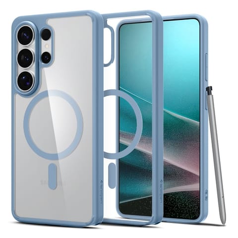 ⁨Spigen Ultra Hybrid Mag MagSafe - Etui do Samsung Galaxy S26 Ultra (Light Blue)⁩ w sklepie Wasserman.eu