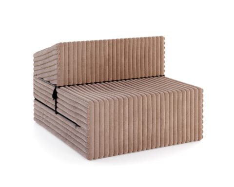 ⁨SOFKA SUZI 70x200 rozkładana Wysokość: 9 cm, Kolor: Beżowy⁩ w sklepie Wasserman.eu