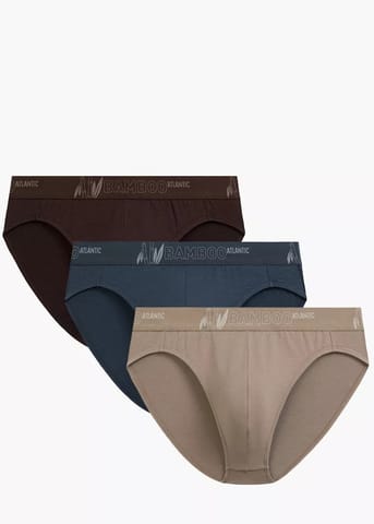 ⁨SLIPY ATLANTIC 3MP-213 WL26 BEZ/BRO/GRAC (kolor beż - brąz - granat c., rozmiar M)⁩ w sklepie Wasserman.eu