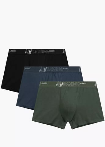 ⁨SZORTY ATLANTIC 3MH-231 WL26 ZIE/CZA/GRAC (kolor zielony - czarny - granat c., rozmiar M)⁩ w sklepie Wasserman.eu