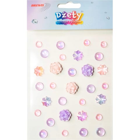 ⁨Dżety samoprzylepne DS108 perłowe wzory BREWIS⁩ w sklepie Wasserman.eu