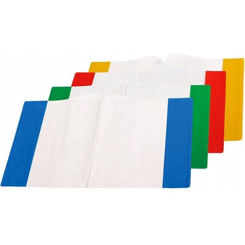 ⁨Okładka na zeszyty A5 PVC (10szt.) kolorowe boki 0402-0012-99 PANTA PLAST⁩ w sklepie Wasserman.eu