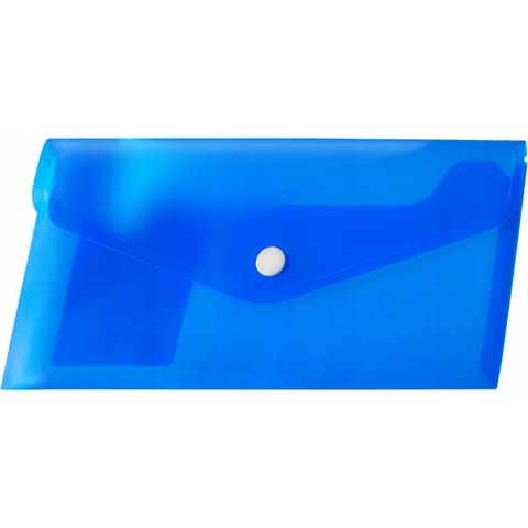⁨Koperta PP na zatrzask DL niebieska (12 szt.) BT612-N TETIS⁩ w sklepie Wasserman.eu