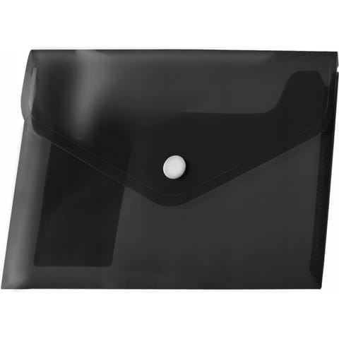 ⁨Koperta PP na zatrzask A5 czarna (12 szt.) BT610-V TETIS⁩ w sklepie Wasserman.eu