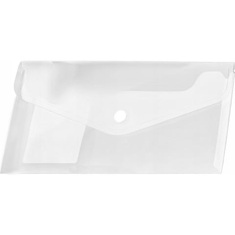 ⁨Koperta PP na zatrzask DL transparentna (12 szt.) BT612-T TETIS⁩ w sklepie Wasserman.eu