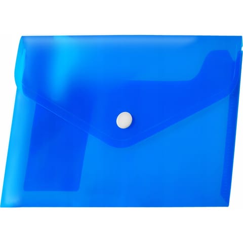 ⁨Koperta PP na zatrzask A5 niebieska (12 szt.) BT610-N TETIS⁩ w sklepie Wasserman.eu