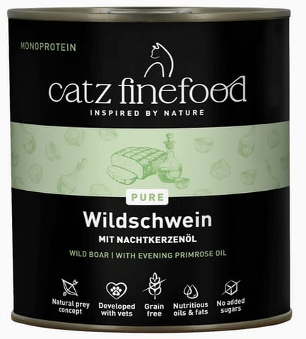 ⁨Catz Finefood Pure Dzik (Purrrr N.109) puszka 800g⁩ w sklepie Wasserman.eu