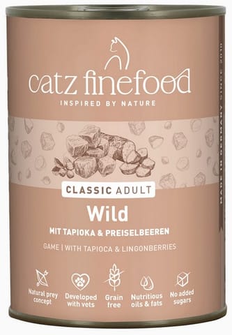 ⁨Catz Finefood Classic N.09 Venison can 400g⁩ at Wasserman.eu
