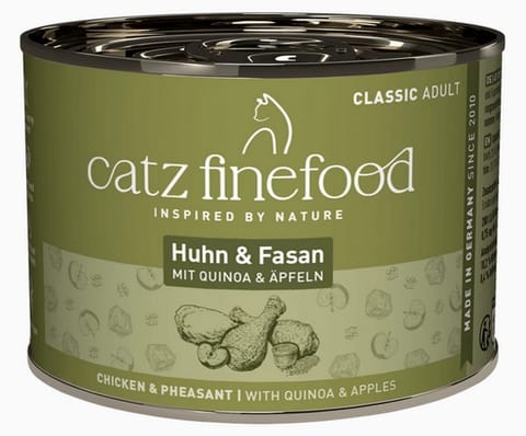 ⁨Catz Finefood Classic N.15 Chicken and Pheasant can 200g⁩ at Wasserman.eu