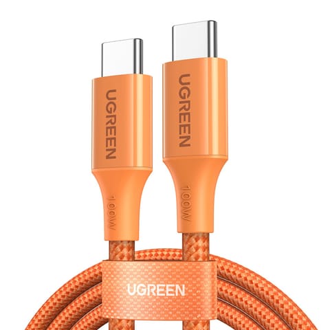 ⁨Kabel USB-C UGREEN L502 PD 5A 1m (pomarańczowy)⁩ w sklepie Wasserman.eu