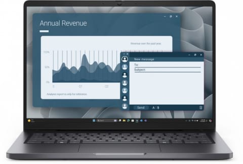 ⁨Notebook DELL Pro 14 PC14255 (14"/R5 220 /Radeon 740M/16GB/SSD256GB/W11P/Szaro-czarny)⁩ w sklepie Wasserman.eu