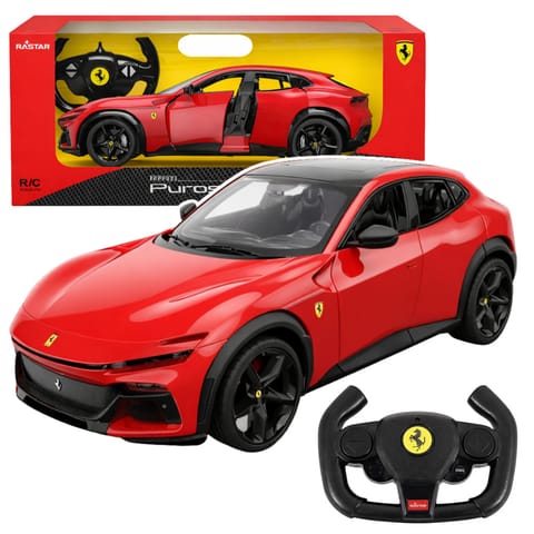 ⁨Auto Ferrari Purosangue Samochód Zdalnie Sterowany RC Rastar Czerwone 1:14⁩ w sklepie Wasserman.eu