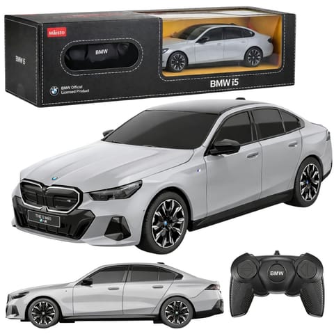 ⁨Auto BMW i5 Samochód Zdalnie Sterowany RC Szare Rastar 1:24⁩ w sklepie Wasserman.eu