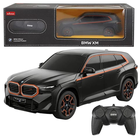 ⁨Auto BMW XM Samochód Zdalnie Sterowany RC Rastar Czarne 1:24⁩ w sklepie Wasserman.eu