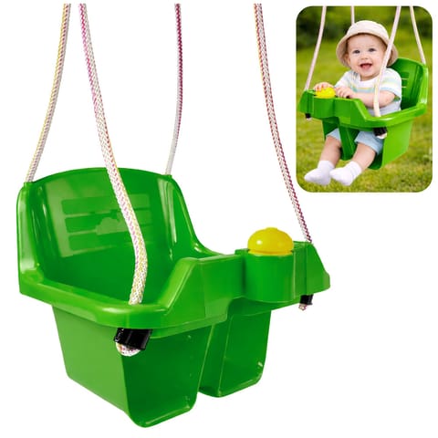 ⁨Huśtawka Kubełkowa Zielona Dla Dzieci 5237⁩ w sklepie Wasserman.eu