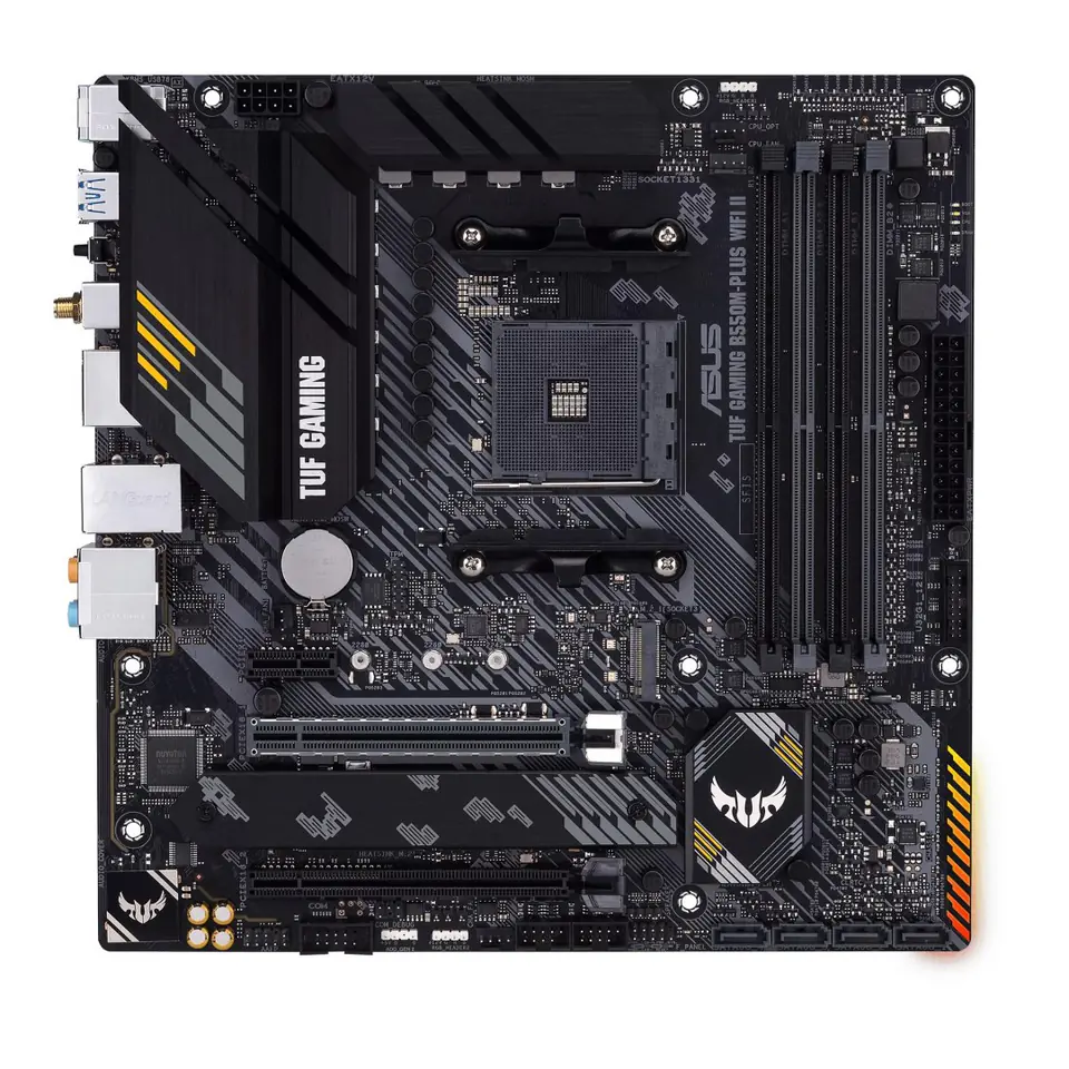 ⁨ASUS TUF GAMING B550M-PLUS WIFI II AMD B550 Socket AM4 micro ATX⁩ at Wasserman.eu