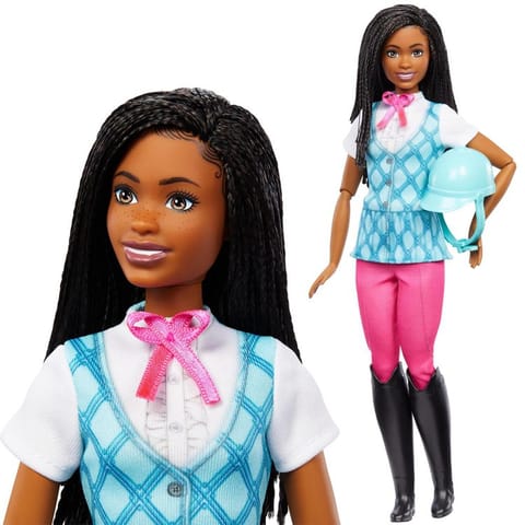 ⁨Mattel Lalka Barbie Mysteries modowa dżokejka Brooklyn ZA6179⁩ w sklepie Wasserman.eu