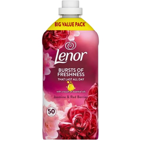 ⁨Lenor Jasmine & Red Berries Płyn do Płukania 50 prań⁩ w sklepie Wasserman.eu