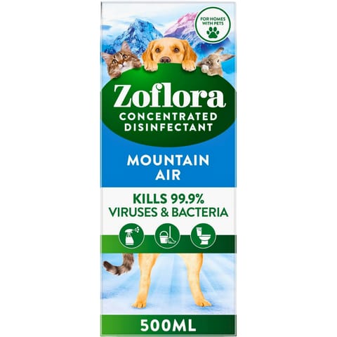⁨Zoflora Mountain Air Wielofunkcyjny Koncentrat Czyszczący po Zwierzętach  500 ml⁩ w sklepie Wasserman.eu