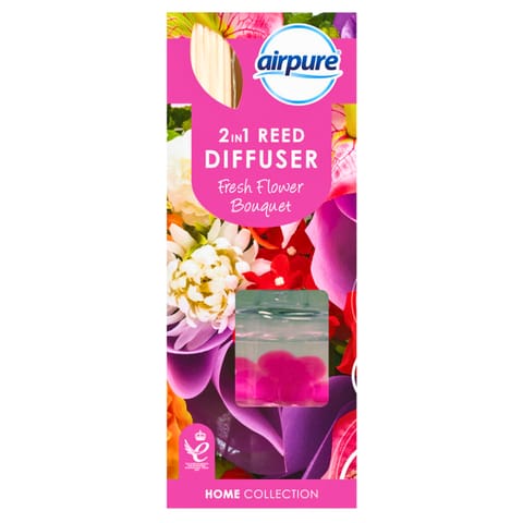 ⁨Airpure Fresh Flower Bouquet Dyfuzor Zapachowy z Patyczkami 30 ml⁩ w sklepie Wasserman.eu