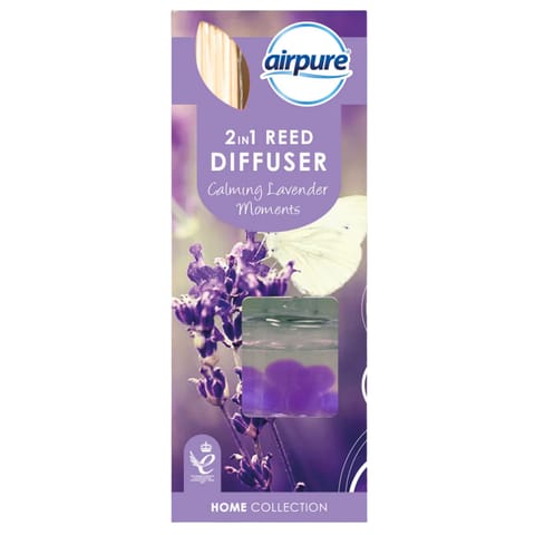 ⁨Airpure Calming Lavender Moments Dyfuzor Zapachowy z Patyczkami 30 ml⁩ w sklepie Wasserman.eu